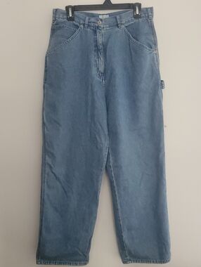 Vintage 80s 90s WilliWear Carpenter Jeans High Rise Baggy Fit Size 14